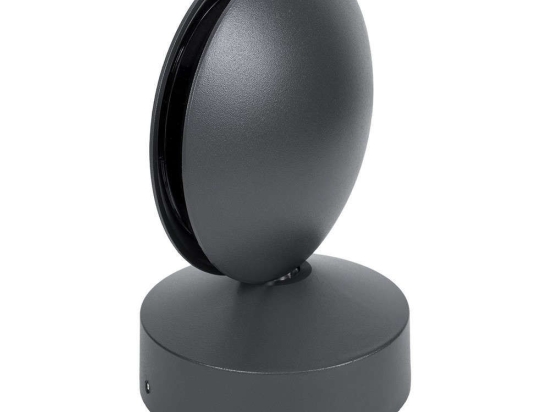 Φωτιστικό Τοίχου-Απλίκα Zeroda 60597 11x10x16cm LED 9W IP65 2700K Anthracite GloboStar
