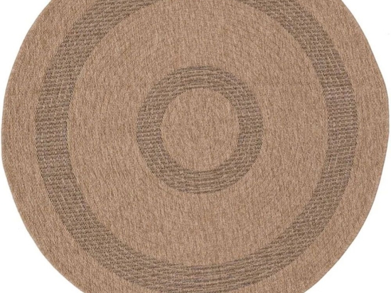 Χαλί Ψάθινο Avanos 8866 Black Round Royal Carpet 240X240cm Round