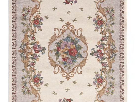Χαλί Canvas Aubuson 229 VS Beige-Multi Royal Carpet 150X150cm Round
