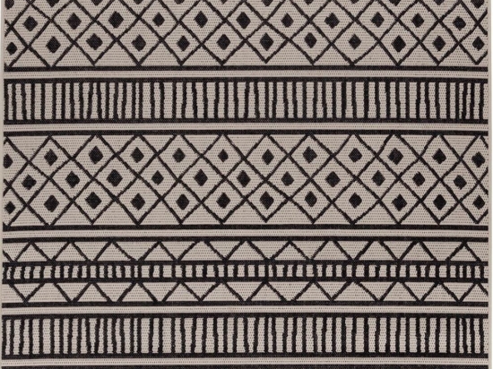 Χαλί Ψάθινο Flox 3603W Black Royal Carpet 160X235cm