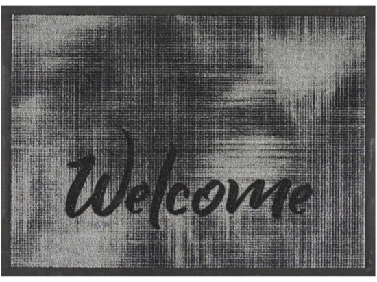 Πατάκι Εισόδου Impression 777 Rebel Welcome 60X80cm Black-Grey Sdim 60 X 80