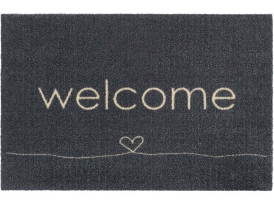Πατάκι Εισόδου Ambiance 807 Welcome Heart 50X75cm Anthracite Sdim 50X75