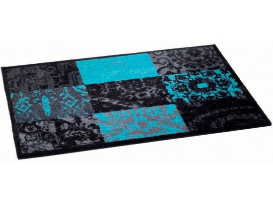 Πατάκι Εισόδου Ambiance 913 Patchwork 50X75cm Turquoise Sdim 50X75
