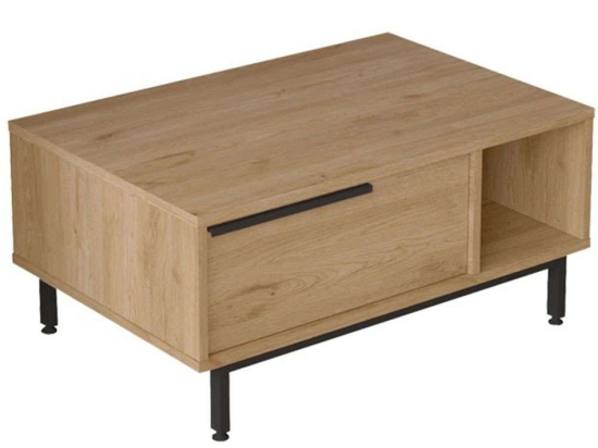 Τραπέζι Σαλονιού Frixton 176-000138 90x60x37,5cm Natural-Black