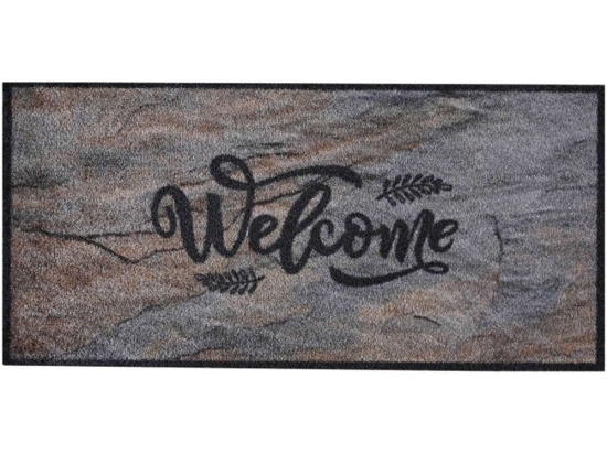 Πατάκι Εισόδου Vision 162 Welcome Stone 40X80cm Brown Sdim 40X80