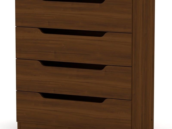 Συρταριέρα Azenor 184-000050 72x38x83cm Walnut