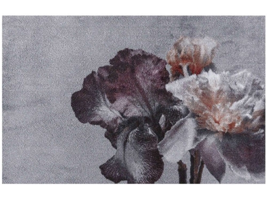 Πατάκι Εισόδου Soft & Deco 910 Wild Flower 67X100cm Grey -Red Sdim 67X100