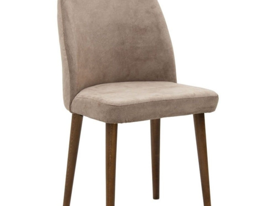 Καρέκλα Sofia 190-000035 49x52x91 Grey Beige -Walnut
