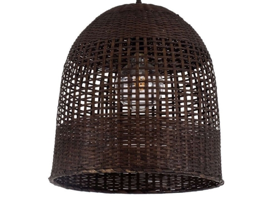 Φωτιστικό Οροφής Bora-Bora 017361 Φ42x44cm 1xE27 Dark Brown GloboStar
