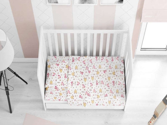 Πάπλωμα Βρεφικό Elephant 172 Pink DimCol 120x160cm 100% Cotton