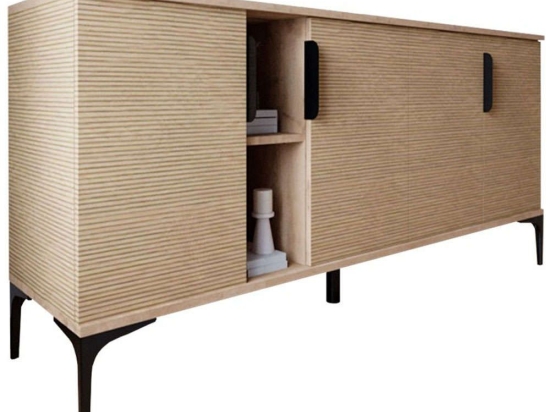 Μπουφές Tajesy 197-000211 180x40x78cm Oak Μοριοσανίδα, Μελαμίνη