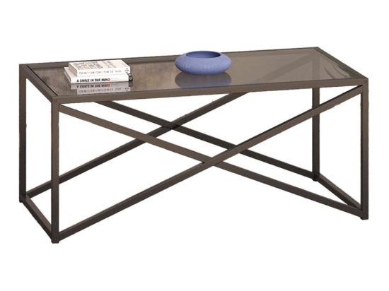 Τραπέζι Σαλονιού Susona 197-000260 100x50x45cm Black