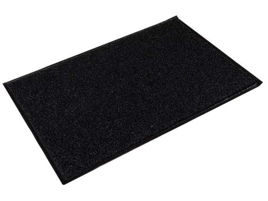 Πατάκι Εισόδου Spaghetti 12mm 90x120cm Black New Plan 90 X 120