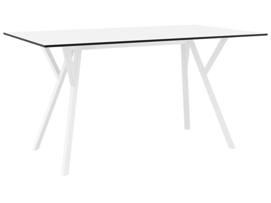 Τραπέζι Max 20.0826 140x80x74cm 12mm Laminate White Siesta