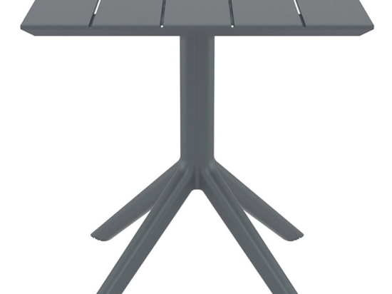 Τραπέζι Paris 20.0863 70x70x74cm Dark Grey
