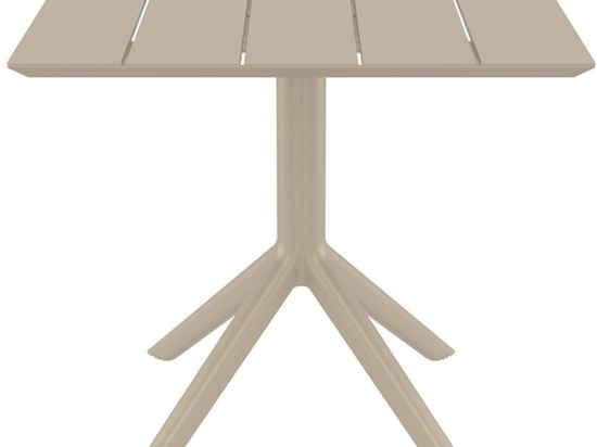 Τραπέζι Paris 20.0868 80x80x74cm Taupe