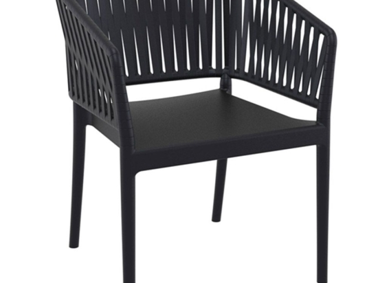 Πολυθρόνα Portofino 20.0872 58x58x80cm Black
