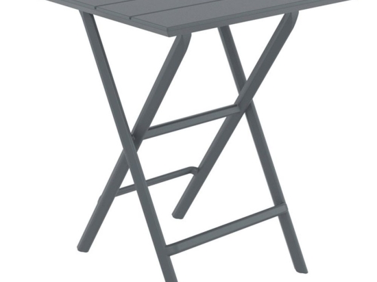 Τραπέζι Πτυσ/νο Helen 20.0892 60x60x74cm Dark Grey Siesta