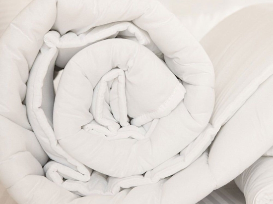 Πάπλωμα Satin Microfiber 300gsm White Melinen Υπέρδιπλo 220x240cm Microfiber