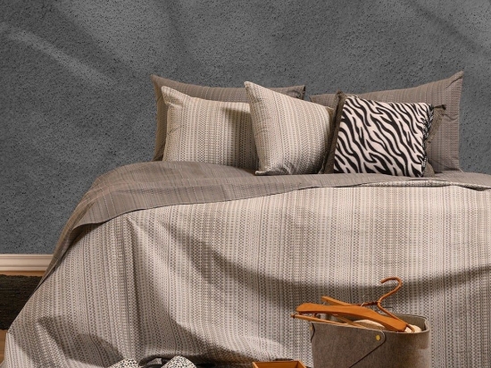 Σεντόνια Rebel (Σετ 4τμχ) Grey Melinen Υπέρδιπλο 235x270cm 100% Βαμβάκι
