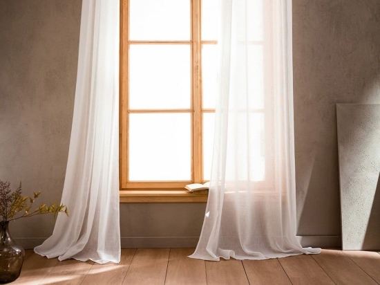 Κουρτίνα Combe SS24 502 Με Τρουκς Beige Gofis Home 140X280 Πολυέστερ