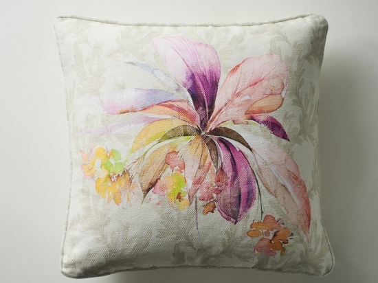 Μαξιλαροθήκη Διακοσμητική Camellia 329 Multi Gofis Home 50X50 Βαμβάκι-Πολυέστερ