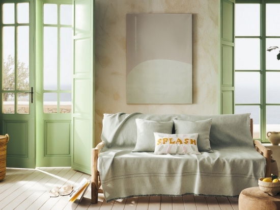 Ριχτάρι Ziyi 339/03 Studio Green Gofis Home Τετραθέσιο 180x350cm Βαμβάκι-Πολυέστερ