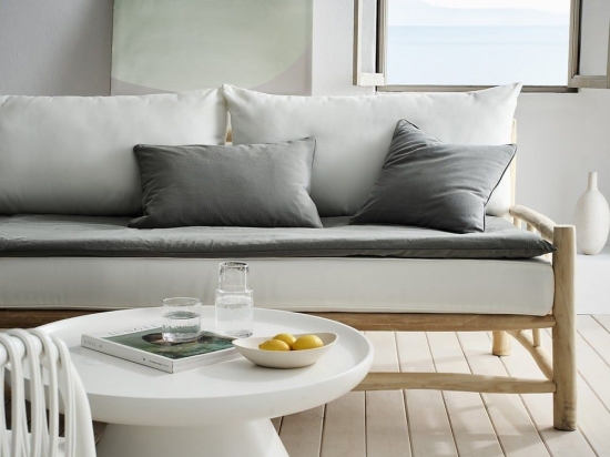 Κάλλυμα Sofa Quilt Valerie 381 Graphite Grey Gofis Home Διθέσιο 80x200cm 100% Βαμβάκι