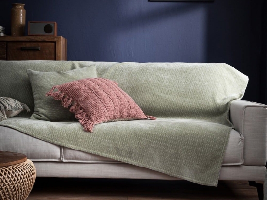 Ριχτάρι 421 46 Sage Green Gofis Home Διθέσιο 180x250cm Ακρυλικό-Πολυέστερ