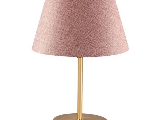 Επιτραπέζιο Φωτιστικό PWL-1074 202-000038 Ε27 Φ22x37cm Pink-Gold