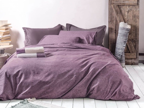 Μαξιλαροθήκες Charisma (Σετ 2τμχ) Purple Ρυθμός 50Χ70 50x70cm 100% Βαμβάκι