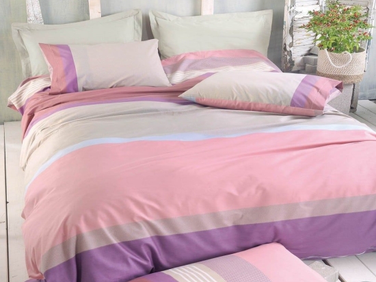 Μαξιλαροθήκες Savoy (Σετ 2τμχ) Pink Ρυθμός 50Χ70 Βαμβάκι-Πολυέστερ