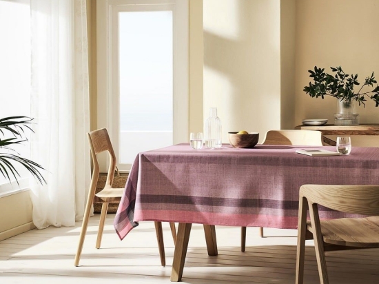 Τραπεζομάντηλο Eira Dusty Pink 406 Gofis Home 135Χ135 Πολυέστερ