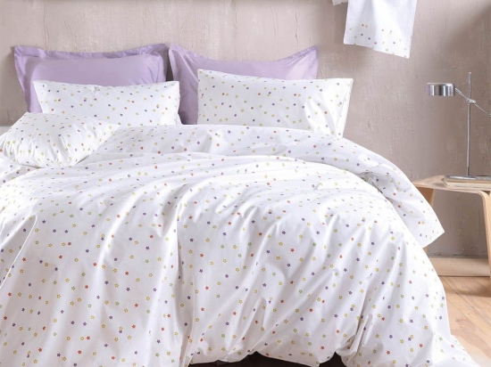 Πάπλωμα Blaze (Σετ 2τμχ) White Ρυθμός Ημίδιπλο 160x240cm 100% Βαμβάκι