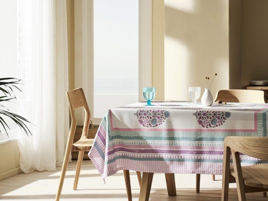 Τραπεζομάντηλο Oralie 374 Multi Gofis Home 145X180 Βαμβάκι-Πολυέστερ