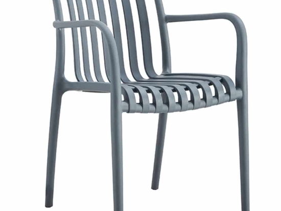 Πολυθρόνα Parma 21.0006 56x57x81cm Dark Grey