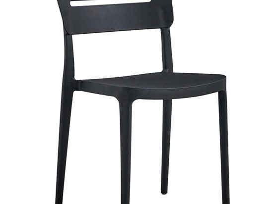 Καρέκλα Emily 21.0013 44x51x80cm Black