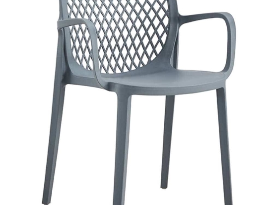 Πολυθρόνα Laria 21.0017 54x51x80cm Dark Grey