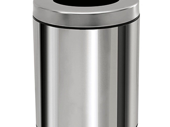 Κάδος Απορριμμάτων 5Lt 2128-001 21x28cm Inox Pam&Co Ανοξείδωτο Ατσάλι