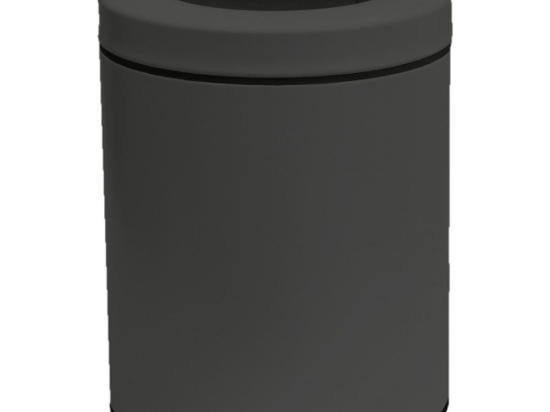 Κάδος Απορριμμάτων 5Lt 2128-113 21x28cm Matte Anthracite Pam&Co Ανοξείδωτο Ατσάλι