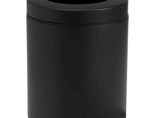 Κάδος Απορριμμάτων 5Lt 2128-403 21x28cm Matte Black Pam&Co Ανοξείδωτο Ατσάλι