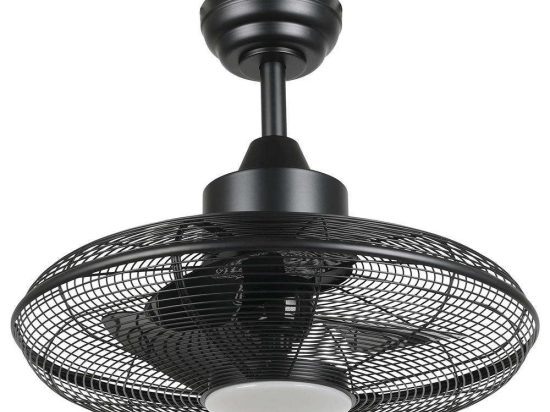 Ανεμιστήρας Οροφής Με Φως Igeldo 35133 Φ53x46cm Led Black Eglo Διάμετρος 53cm