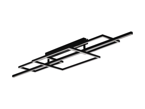 Φωτιστικό Οροφής - Πλαφονιέρα Puebla 390282 Led 150x36x12cm Black Eglo