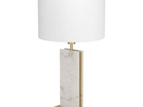 Φωτιστικό Επιτραπέζιο Belesar 390409 Ε27 38x67cm White-Gold Eglo