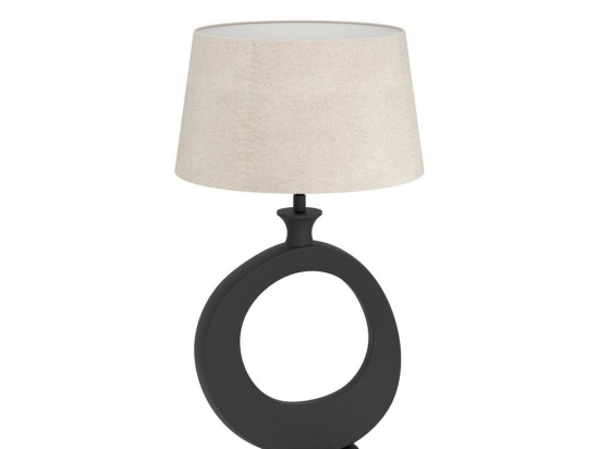 Φωτιστικό Επιτραπέζιο Diezma 390423 Ε27 30x52,5cm Black-Linen Eglo
