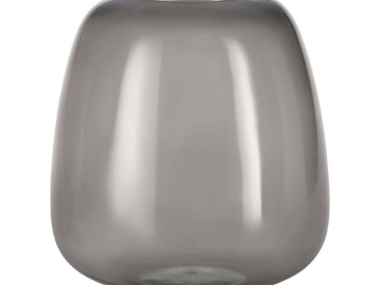 Βάζο Γυάλινο Delnite 421081 Φ23x24,5cm Anthracite Eglo Γυαλί