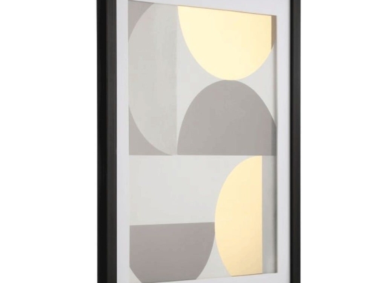 Κάδρο Roberval2 423062 42,5x52,5cm Black Eglo Κάθετοι