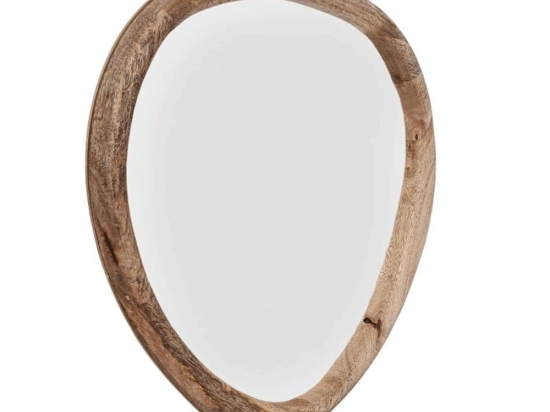 Καθρέπτης Bani 425006 36x39cm Brown Eglo Ξύλο,Γυαλί