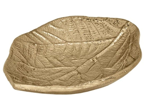 Διακοσμητικό Μπωλ Φύλλο Forleyet 427029 13x9,5x2,5cm Gold Eglo Αλουμίνιο