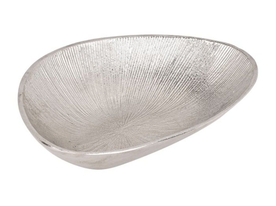 Διακοσμητικός Δίσκος Forleyet 427043 24,5x17,5x5cm Nickel Eglo Αλουμίνιο
